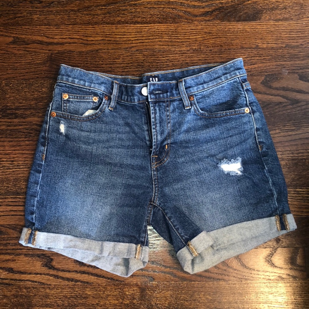 Denim shorts